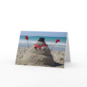 Tropical Snowman card