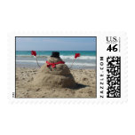 Tropical Snowman Stamp