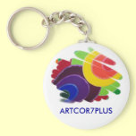 Tropical Spirals Keychain keychains