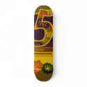 Tropical Splash Skateboard by textile1 Tropical Splash Skateboard