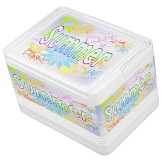 Tropical Summer Igloo Can Cooler