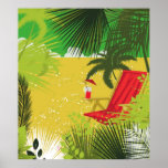 Tropical Summer Poster posters