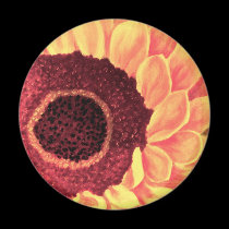 Tropical Sunflower Art - Multi magnets