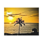 Tropical Sunrise Canvas Prints