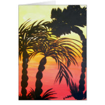 TROPICAL SUNSET Card