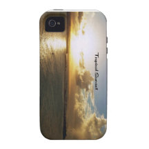 Tropical sunset Case-Mate iPhone 4 cases