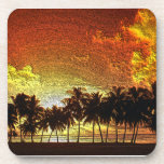 Tropical Sunset Coaster