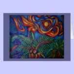 Tropical Sunset Greeting Card cards