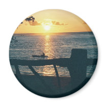 Tropical Sunset Magnet