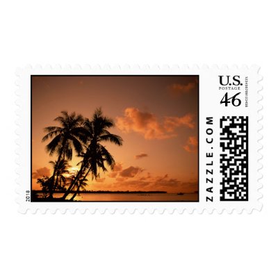 Tropical Sunset Postage
