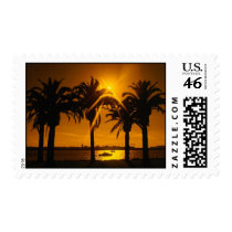 Tropical Sunset postage