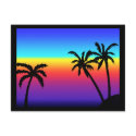 Tropical Sunset Postcard by thehatch Tropical Sunset Postcard