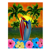 Tropical Sunset Postcards