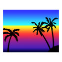 Tropical Sunset Poster posters by thehatch Tropical Sunset Poster posters