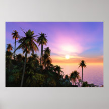 Tropical Sunset Print