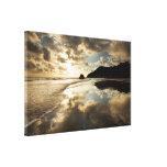 Tropical Sunset Reflection Gallery Wrapped Canvas