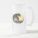 Tropical Sunset Sail Beer Mug