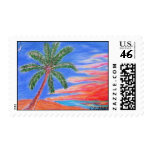 Tropical Sunset Stamp
