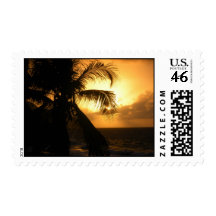 Tropical Sunset Stamps