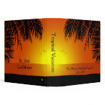 Tropical Sunset Sunrise Beach Photo Album binders