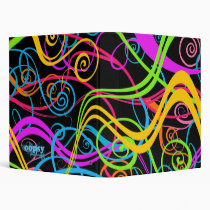 TROPICAL SWIRLS BINDER