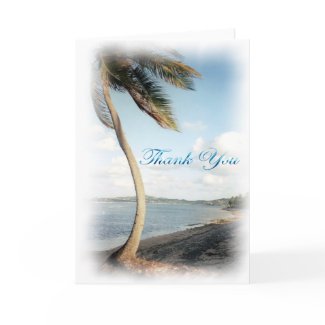 Tropical Thank You Card
