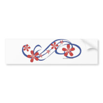 Tropical Theme 4th of July bumper stickers