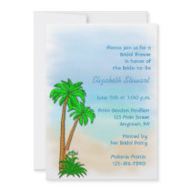 Tropical Theme Invitation
