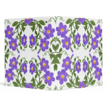 Tropical Thunbergia Flowers Avery Binder by twopurringcats Tropical Thunbergia Flowers Avery Binder
