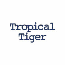 Tropical Tiger embroidered shirts