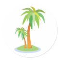 Tropical Wedding Envelope Seal stickers by White_Wedding Tropical Wedding Envelope Seal stickers