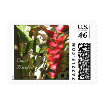 Tropical Wedding Flowers Small Postage