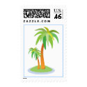 Tropical Wedding Postage postage