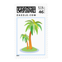 Tropical Wedding Postage postage