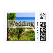 Tropical Wedding Postage Stamp by TDSwhite Tropical Wedding Postage Stamp