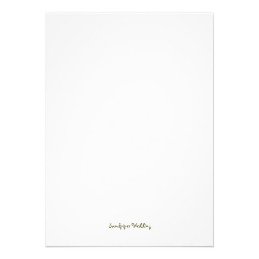 Tropical Wedding Themed Reception Only Invitations