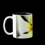 Tropical White Flower Mug mugs