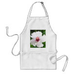 Tropical White Garden Flower aprons