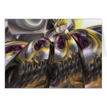 Tropical Wind Abstract Card