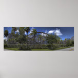 "Tropical Wooden Coaster" Poster