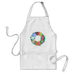 Tropical Wreath aprons