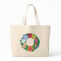 Tropical Wreath bags
