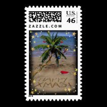 Tropical X-mas stamps