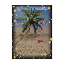 Tropical X-mas postcards