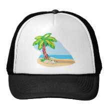 Tropical Yellow Lab Hat