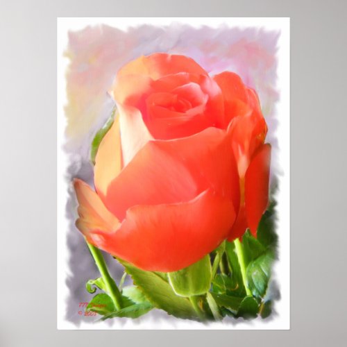 Tropicana Rose -Painting print