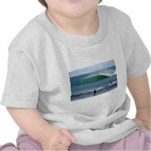 Tropicl island surfing wave t shirt