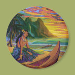 Tropics Fridge Magnet