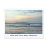 Tropics, Sunrise, Papua New Guinea Postcard