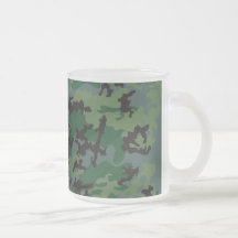 Tropics Verdant Camo Frosted Coffee Mug